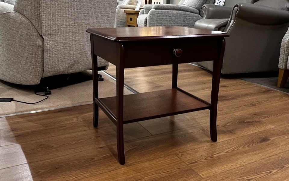 Trafalgar Lamp Table with Drawer
Finish Vaneer, Teak Colour
W:52cm D:40cm H:50cm
Was £620 Now £325 Trafalgar Lamp Table with Drawer
Finish Vaneer, Teak Colour
W:52cm D:40cm H:50cm
Was £620 Now £325